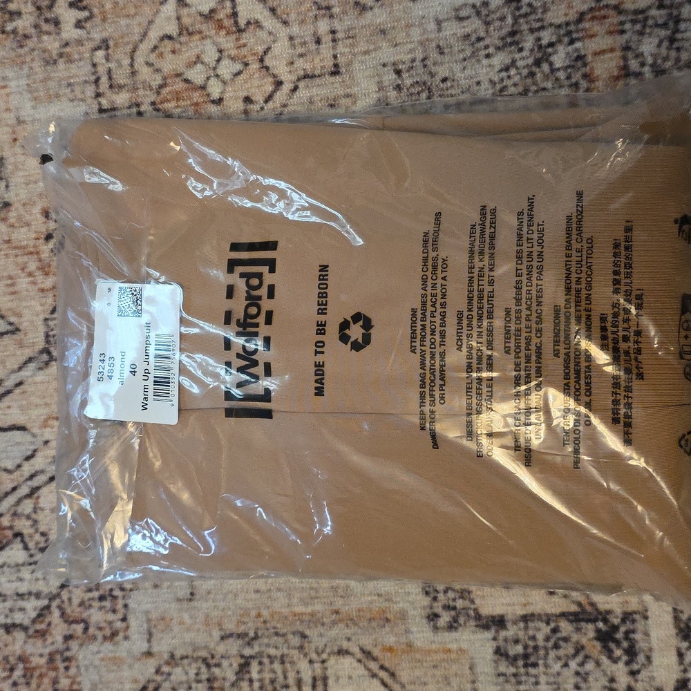 NWT Wolford Almond Warm Up Cutout Fitted Jumpsuit Playsuit‎ 40 US 10 - Picture 7 of 8